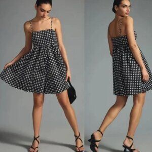Hutch Gingham Romper, Anthropologie